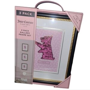 Juicy Couture Pink Gallery Frame Set